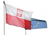flaga polski i ue
