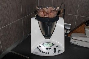 Thermomix przygotowanie do robienia parówek