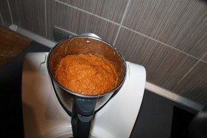 mieszanie masy mięsnej w thermomix